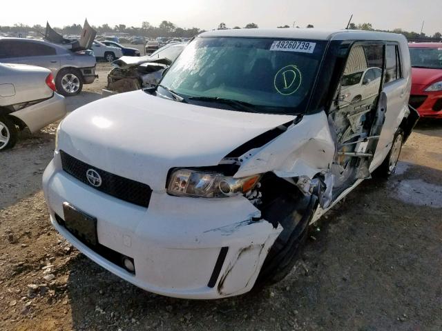 JTLKE50E581018331 - 2008 TOYOTA SCION WHITE photo 2