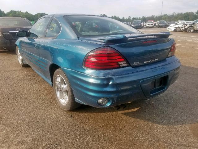 1G2NF12F32C186554 - 2002 PONTIAC GRAND AM S BLUE photo 3