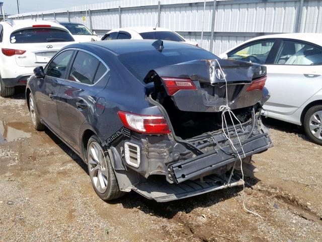 19UDE2F3XGA020228 - 2016 ACURA ILX BASE CHARCOAL photo 3
