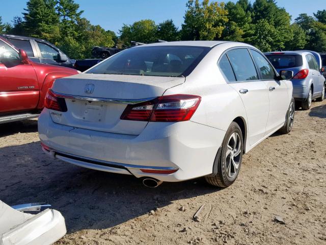 1HGCR2F39HA306525 - 2017 HONDA ACCORD LX WHITE photo 4