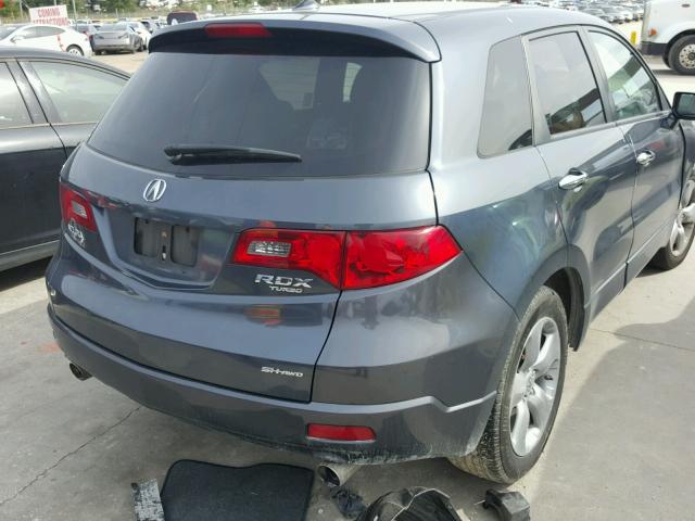 5J8TB185X7A016600 - 2007 ACURA RDX TECHNO CHARCOAL photo 4