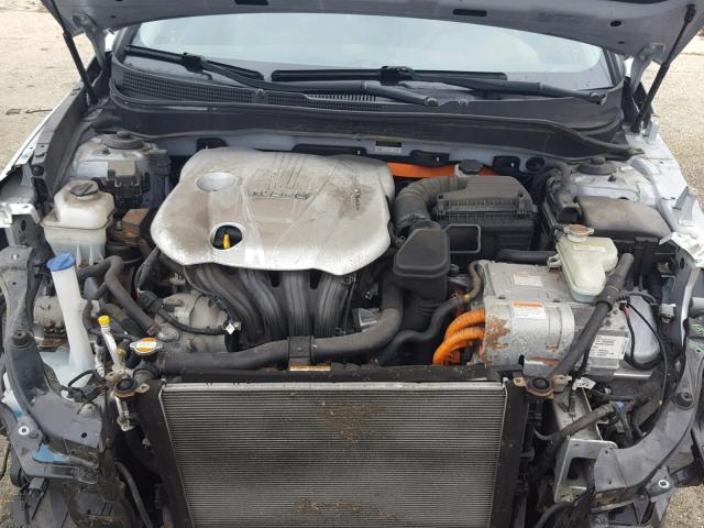 KMHEC4A4XBA006564 - 2011 HYUNDAI SONATA HYB SILVER photo 7