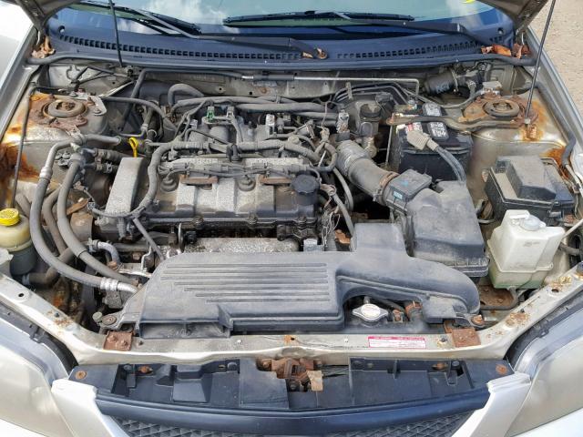 JM1BJ225720598133 - 2002 MAZDA PROTEGE DX GOLD photo 7