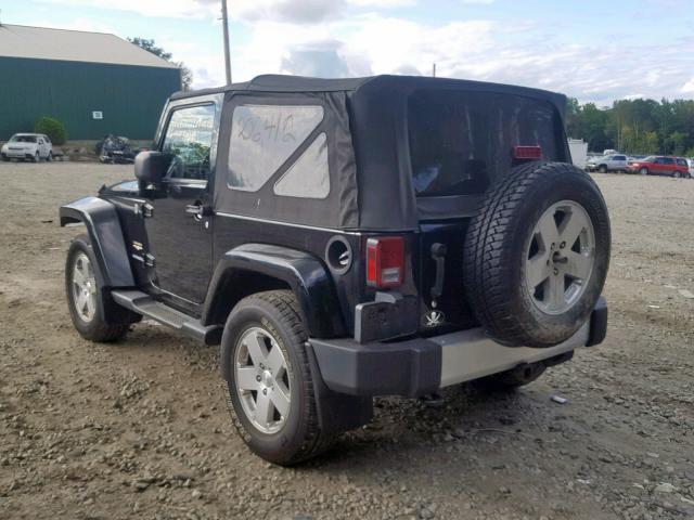 1J4AA5D19BL502387 - 2011 JEEP WRANGLER S BLACK photo 3