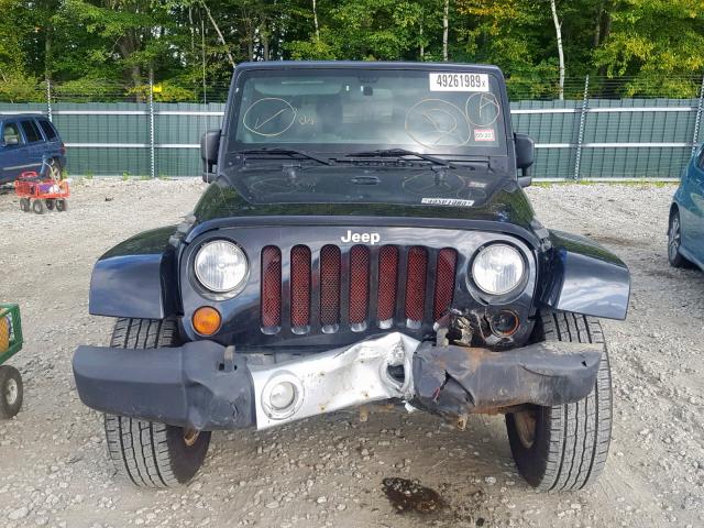 1J4AA5D19BL502387 - 2011 JEEP WRANGLER S BLACK photo 9