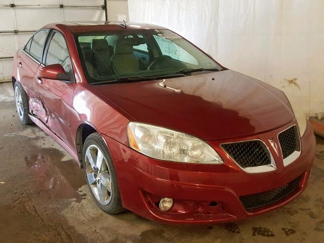 1G2ZK57NX94242689 - 2009 PONTIAC G6 GT MAROON photo 1