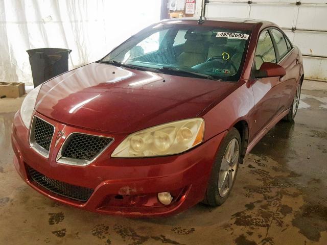 1G2ZK57NX94242689 - 2009 PONTIAC G6 GT MAROON photo 2