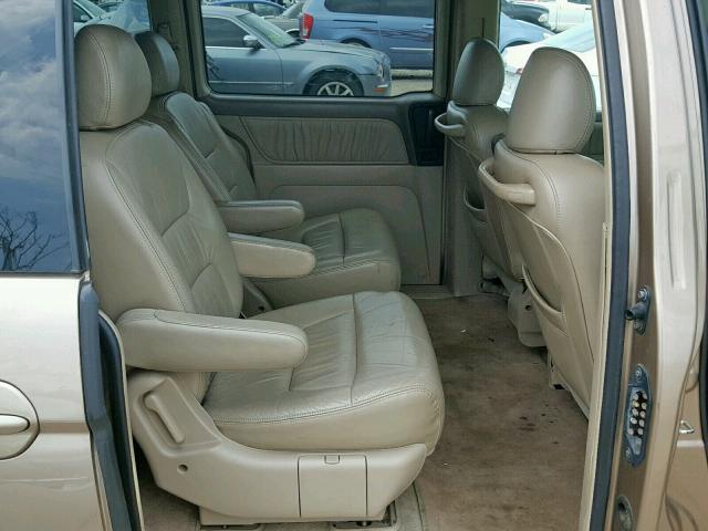 5FNRL18754B064516 - 2004 HONDA ODYSSEY EX GOLD photo 6