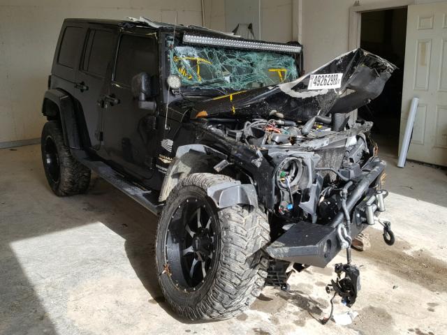 1J4GA59167L161167 - 2007 JEEP WRANGLER S BLACK photo 1