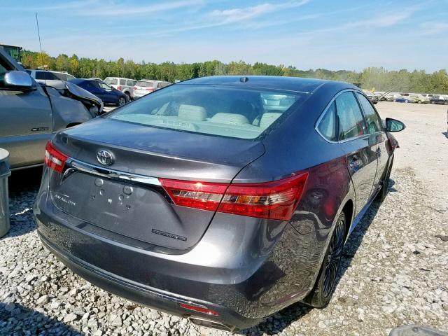 4T1BK1EB8JU274314 - 2018 TOYOTA AVALON XLE BLACK photo 4