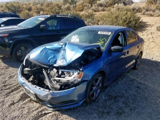 3VW2K7AJ6FM357768 - 2015 VOLKSWAGEN JETTA BASE 蓝色 照片 2