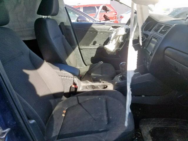 3VW2K7AJ6FM357768 - 2015 VOLKSWAGEN JETTA BASE 蓝色 照片 5