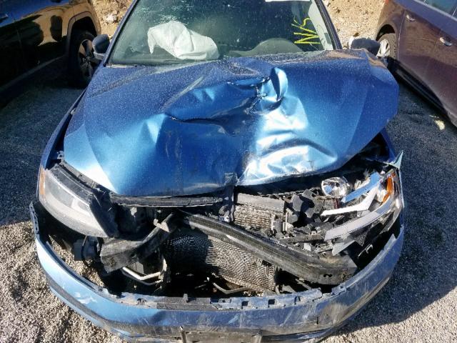 3VW2K7AJ6FM357768 - 2015 VOLKSWAGEN JETTA BASE 蓝色 照片 7