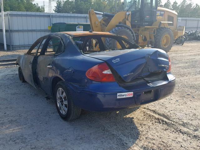 2G4WC582861172614 - 2006 BUICK LACROSSE C BLUE photo 3