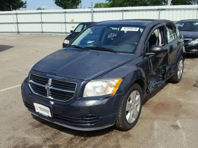 1B3HB48B57D113442 - 2007 DODGE CALIBER SX BLUE photo 2