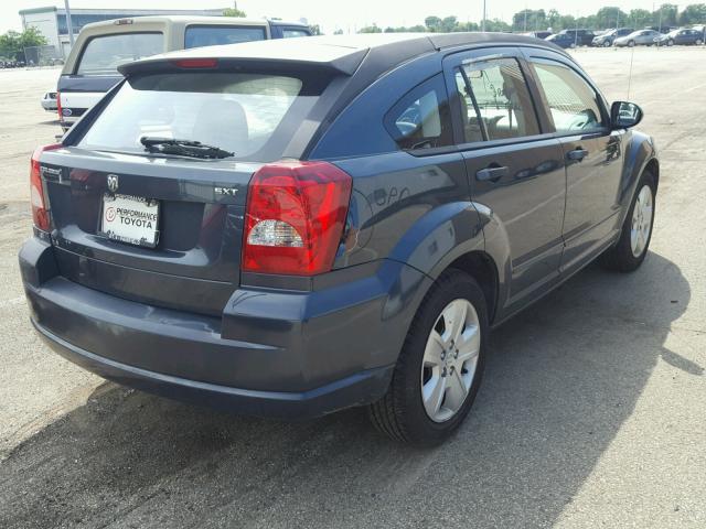 1B3HB48B57D113442 - 2007 DODGE CALIBER SX BLUE photo 4