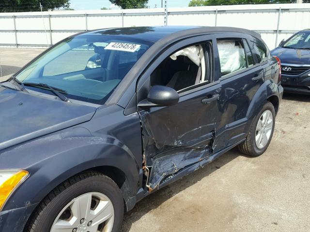 1B3HB48B57D113442 - 2007 DODGE CALIBER SX BLUE photo 9