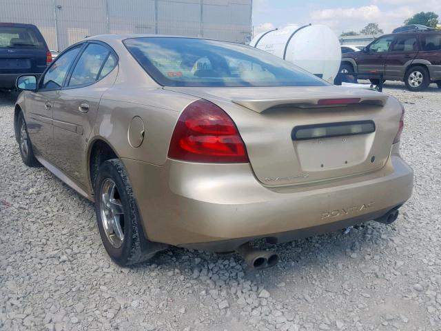 2G2WS522541183684 - 2004 PONTIAC GRAND PRIX GOLD photo 3