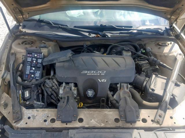 2G2WS522541183684 - 2004 PONTIAC GRAND PRIX GOLD photo 7