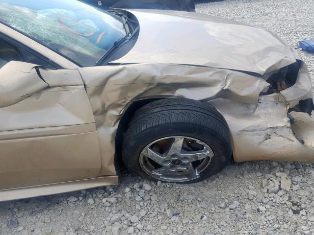 2G2WS522541183684 - 2004 PONTIAC GRAND PRIX GOLD photo 9