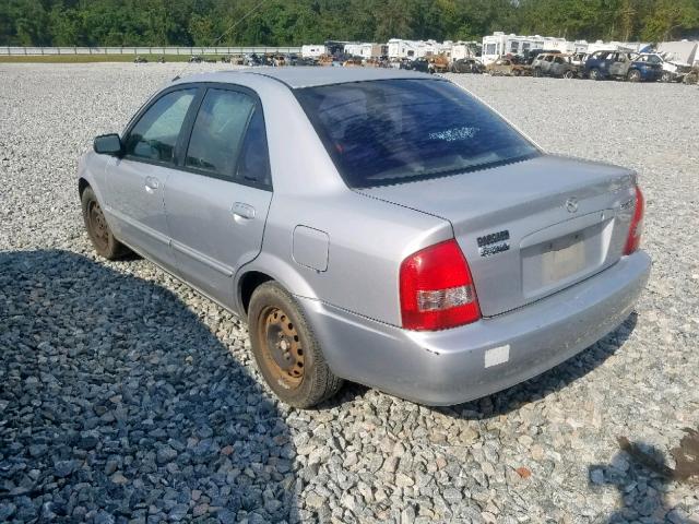 JM1BJ2222Y0272898 - 2000 MAZDA PROTEGE DX SILVER photo 3