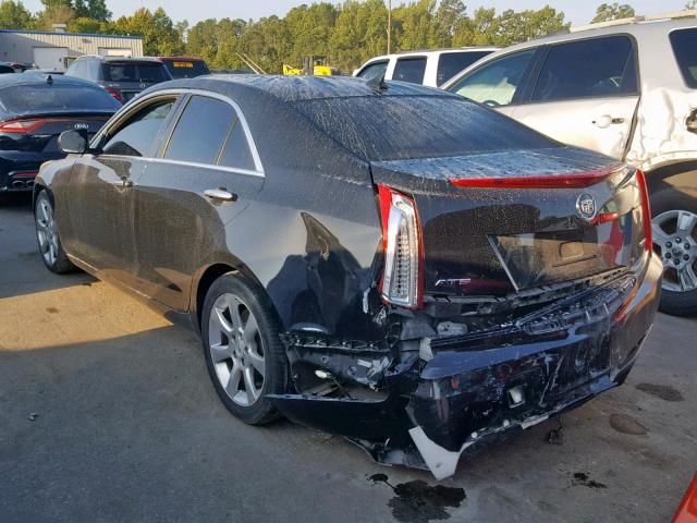 1G6AA5RX0D0146518 - 2013 CADILLAC ATS BLACK photo 3