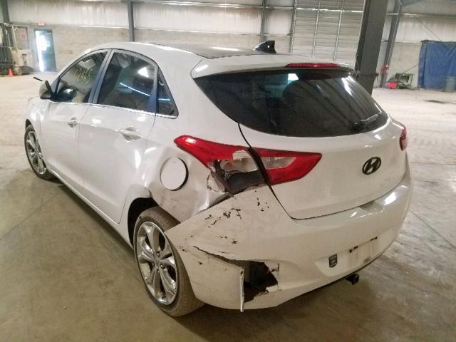 KMHD35LE8DU105599 - 2013 HYUNDAI ELANTRA GT WHITE photo 3