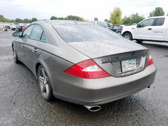 WDDDJ72X47A091799 - 2007 MERCEDES-BENZ CLS 550 BROWN photo 3