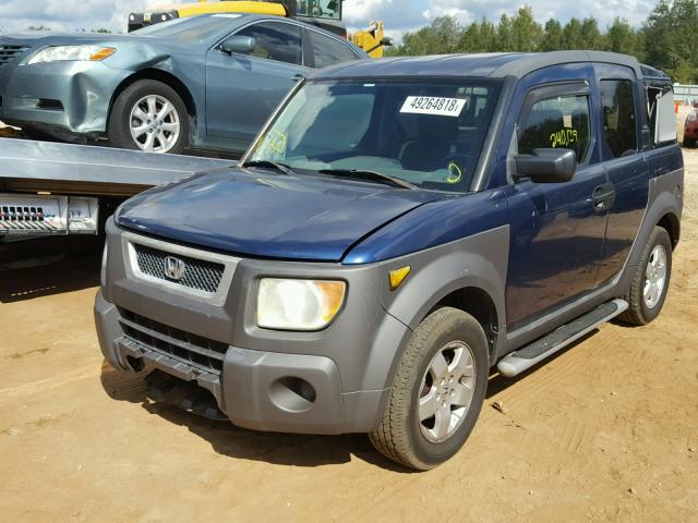 5J6YH18573L001502 - 2003 HONDA ELEMENT EX BLUE photo 2