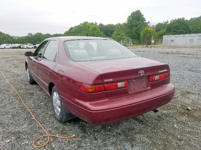 4T1BG22K2VU008126 - 1997 TOYOTA CAMRY CE BURGUNDY photo 3