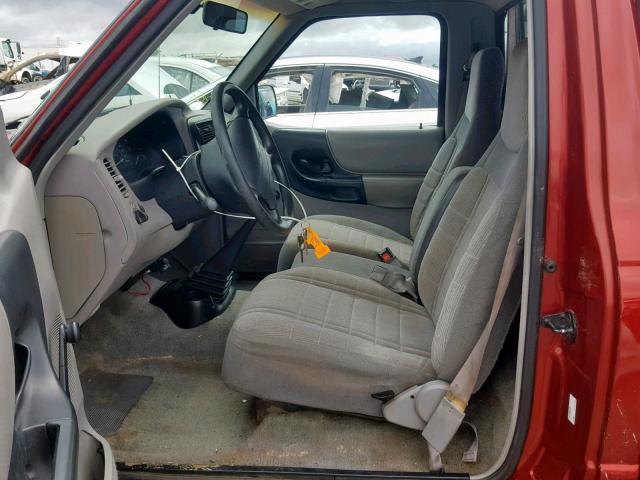 1FTCR10A8VPA80941 - 1997 FORD RANGER RED photo 6