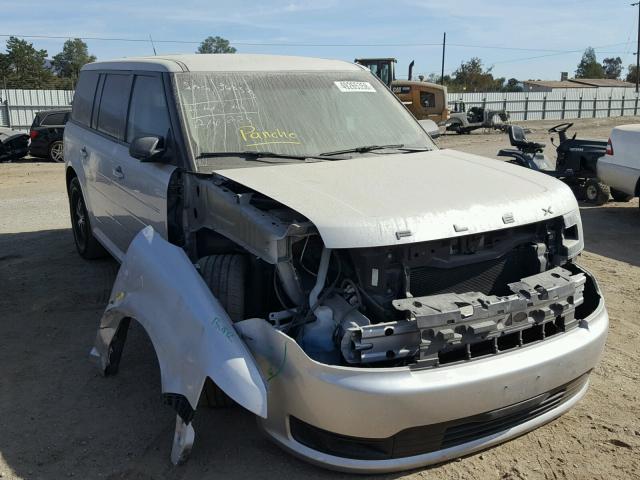 2FMGK5B8XEBD22249 - 2014 FORD FLEX SE SILVER photo 1