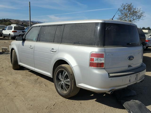 2FMGK5B8XEBD22249 - 2014 FORD FLEX SE SILVER photo 3