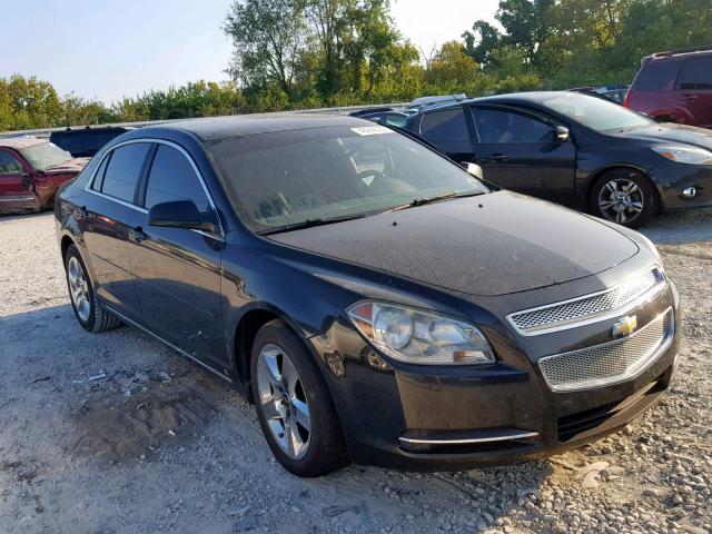 1G1ZH57B19F114869 - 2009 CHEVROLET MALIBU 1LT BLACK photo 1