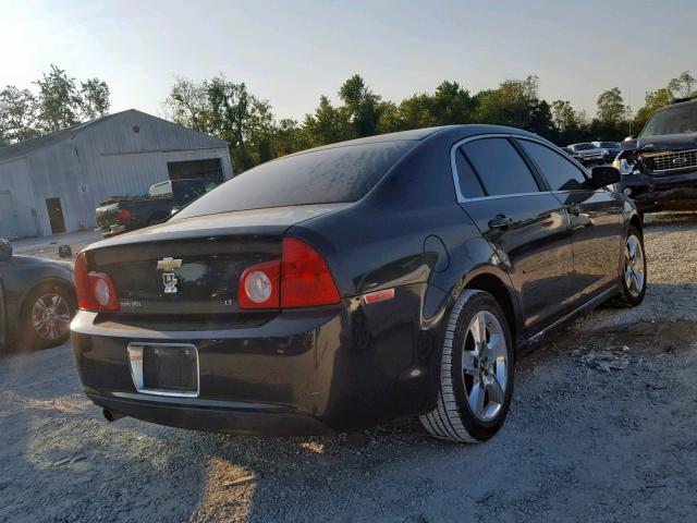 1G1ZH57B19F114869 - 2009 CHEVROLET MALIBU 1LT BLACK photo 4
