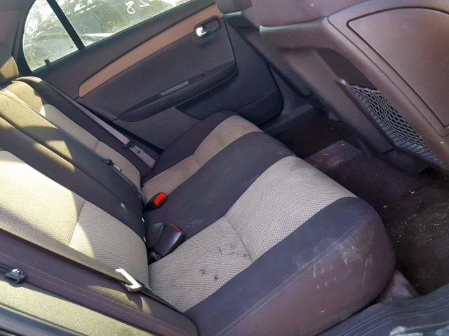 1G1ZH57B19F114869 - 2009 CHEVROLET MALIBU 1LT BLACK photo 6