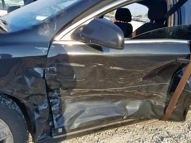 1G1ZH57B19F114869 - 2009 CHEVROLET MALIBU 1LT BLACK photo 9