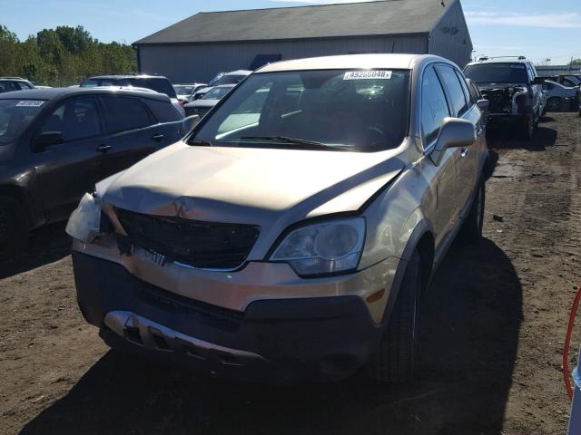 3GSCL33P68S695141 - 2008 SATURN VUE XE TAN photo 2