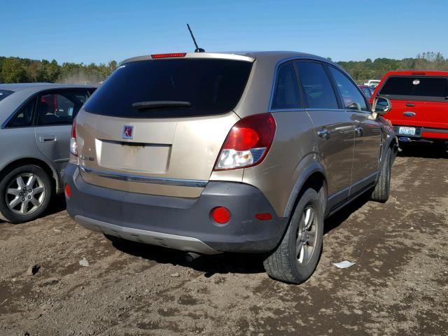 3GSCL33P68S695141 - 2008 SATURN VUE XE TAN photo 4