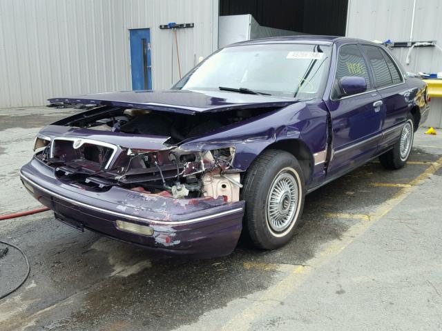 2MELM74W2TX682747 - 1996 MERCURY GRAND MARQ PURPLE photo 2