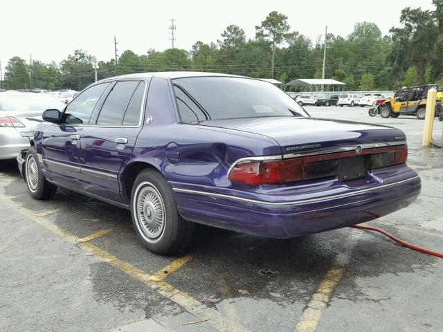 2MELM74W2TX682747 - 1996 MERCURY GRAND MARQ PURPLE photo 3