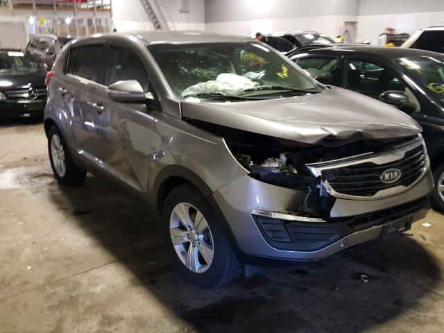 KNDPB3A20C7197709 - 2012 KIA SPORTAGE B GRAY photo 1