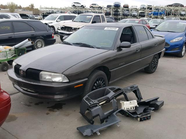 1G3NL52M3WM321140 - 1998 OLDSMOBILE ACHIEVA SL GRAY photo 2