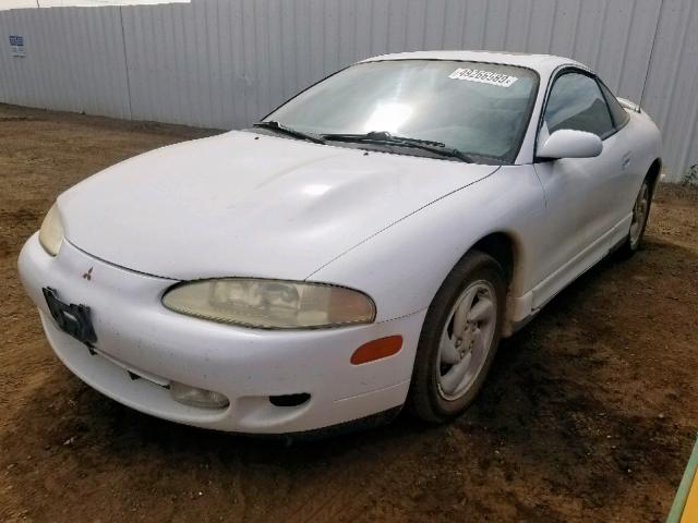 4A3AK54F9SE146040 - 1995 MITSUBISHI ECLIPSE GS WHITE photo 2