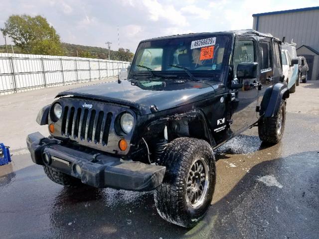 1J4GA391X7L165615 - 2007 JEEP WRANGLER X BLACK photo 2