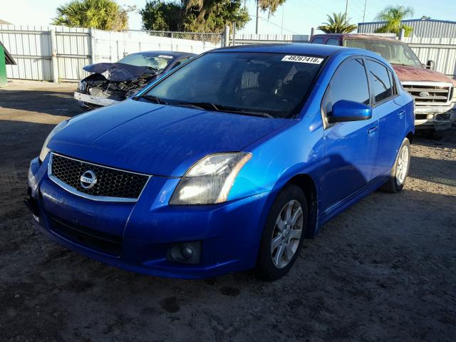 3N1AB6AP7BL616798 - 2011 NISSAN SENTRA 2.0 BLUE photo 2