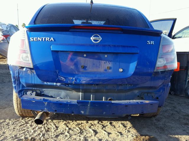 3N1AB6AP7BL616798 - 2011 NISSAN SENTRA 2.0 BLUE photo 9