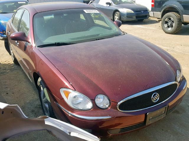 2G4WC582X71210975 - 2007 BUICK LACROSSE C MAROON photo 1