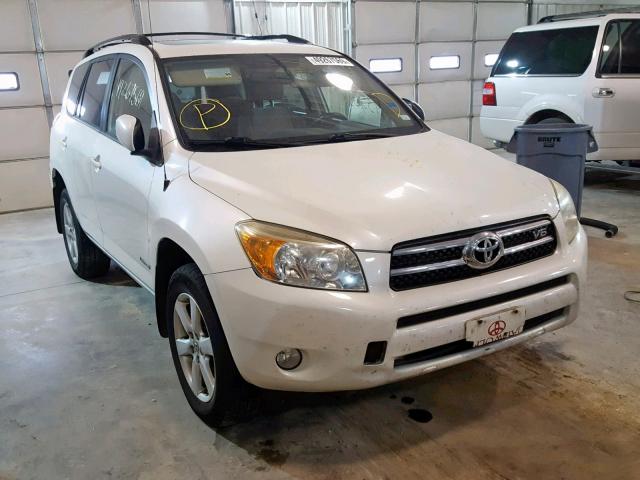 JTMBK34V585043242 - 2008 TOYOTA RAV4 LIMIT WHITE photo 1