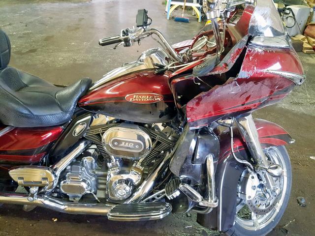 1HD1TA817BB958184 - 2011 HARLEY-DAVIDSON FLTRUSE MAROON photo 9